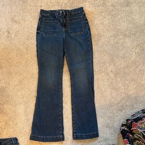 American Eagle Outfitters High Rise Dark Blue Jeans